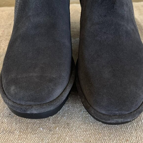 Fly London Woman's Suede Low Ankle Slip-On Wedge Shoes Sz 7 - 7.5 - Picture 4 of 13